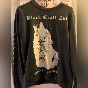 Blackcraft Cult Wolf Crew Neck Pull over